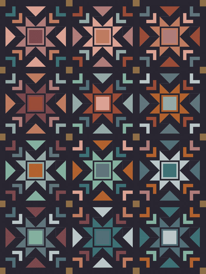 Astra Quilt Kit | Autumn Storm Woven Bundle