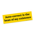 Auto-Correct Bumper Sticker