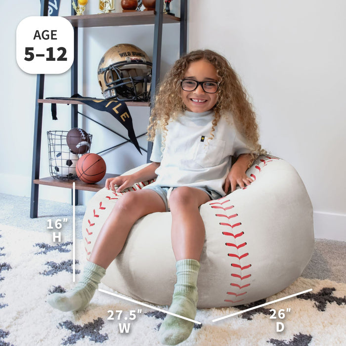 Baseball Bean Bag Chair for Kids