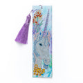 Blue Unicorn Painting Bookmark