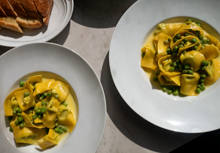 Boca's Spring Pea Cappellacci Meal | Serves 2