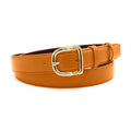 Burnt Orange Novak Style Mottled Leather Belt - Elliot Rhodes