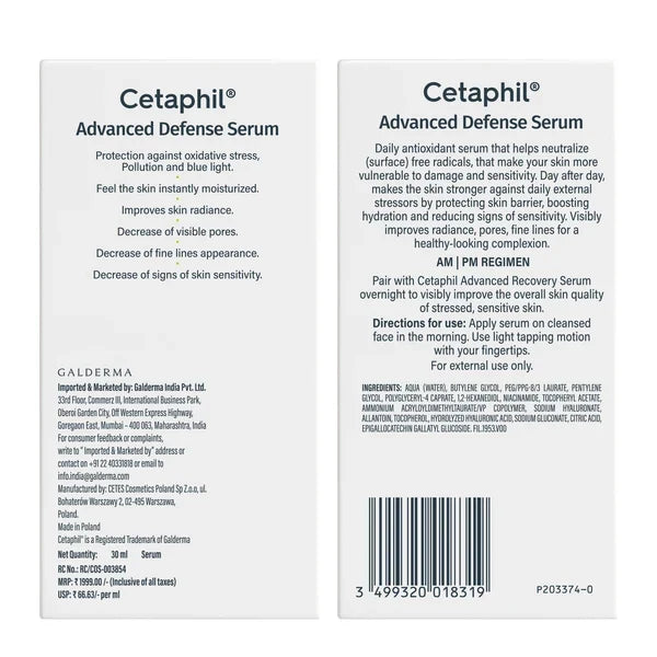 Cetaphil Advanced Defense Serum 30ml