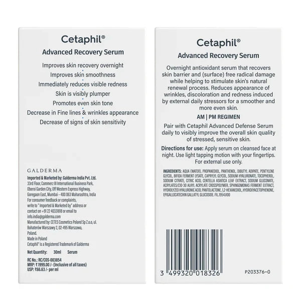 Cetaphil Advanced Recovery Serum 30ml