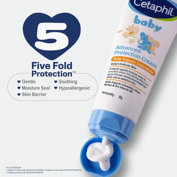 Cetaphil Baby Advanced Protection Cream Dermatologist Tested-85g