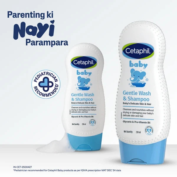 Cetaphil Baby Gentle Wash & Shampoo with Wheat Protein and Glycerin-230ml