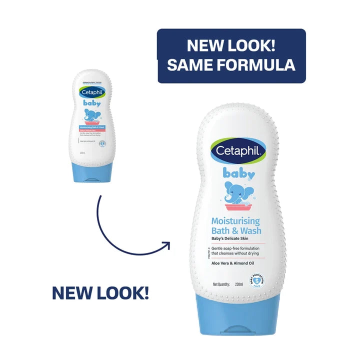 Cetaphil Baby Moisturising Bath & Wash-230ml