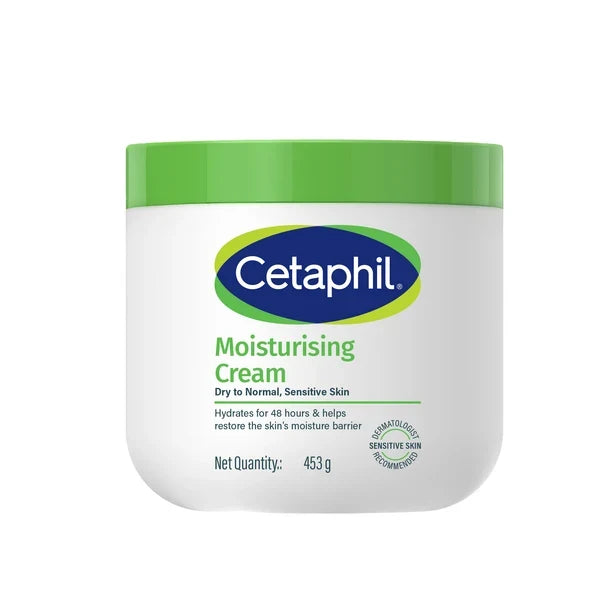 Cetaphil Moisturising Cream 453g for Dry to Normal, Sensitive skin