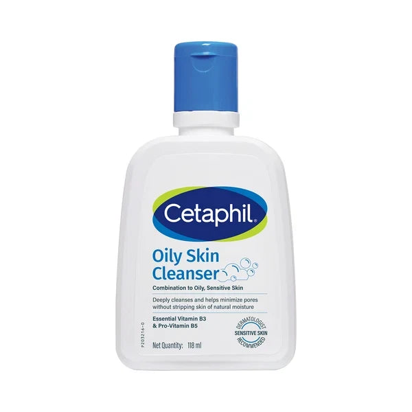 Cetaphil Oily Skin Cleanser 118ml - Face Wash for Acne-Prone Skin