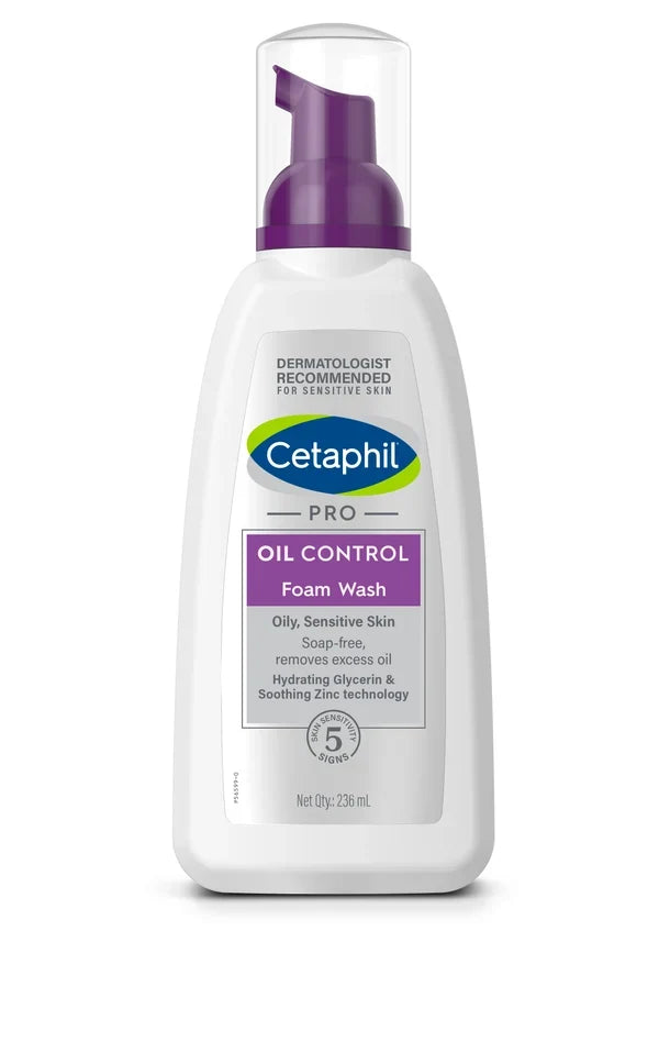 Cetaphil PRO Oil Control Foam Face Wash for Acne & Oily Prone Skin (236ML)