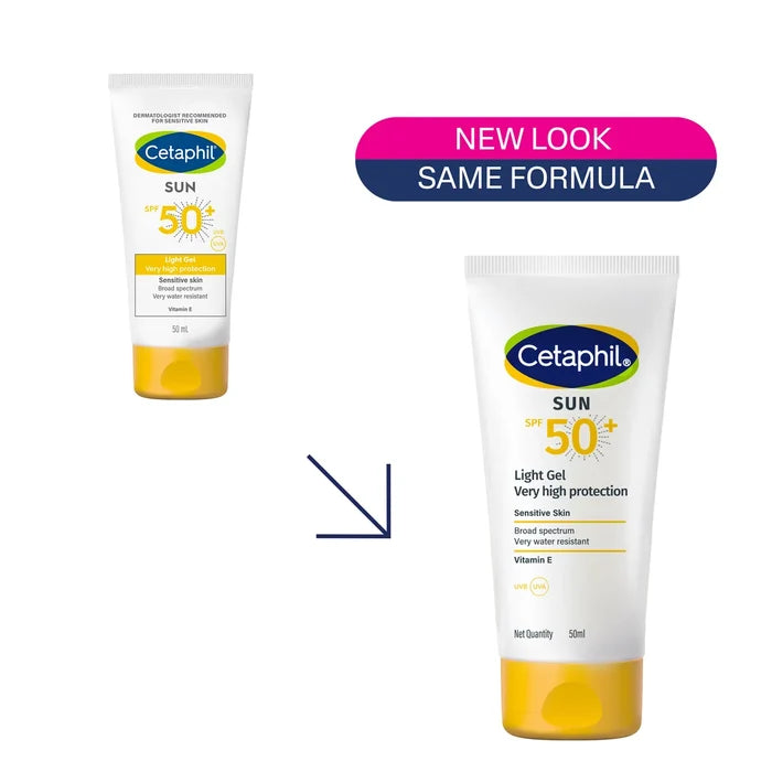 Cetaphil Sunscreen SPF 50  Dermat recommended for Sensitive Skin-50ML