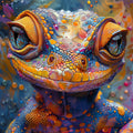 Close-Up of  Lizard's Face
