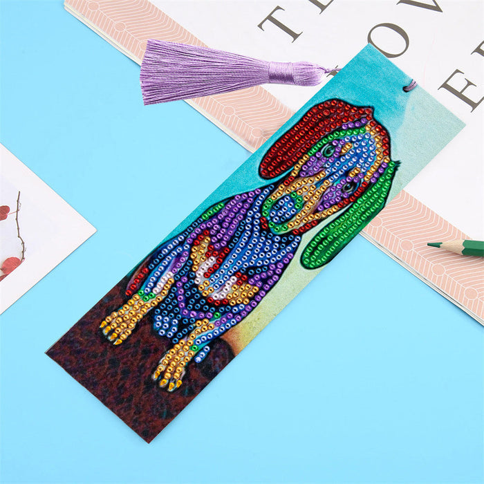 Colourful Dog Diamond Art Bookmark