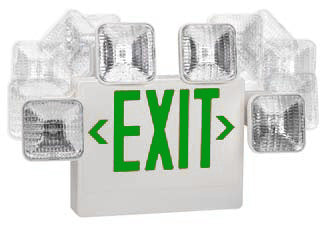 Combo Green Exit - Adjustable Top or Side Mount Square Heads