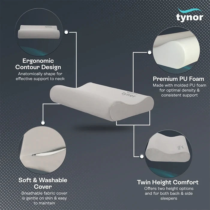 Contoured Cervical Pillow Tynor