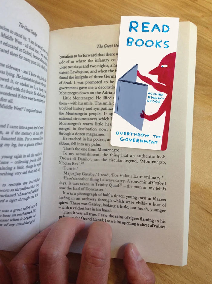 David Shrigley Magnetic Bookmark - Read Books
