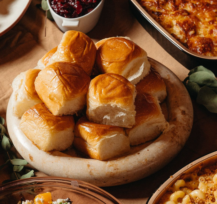 Dinner Rolls w/ Salted Honey Butter | One Dozen
