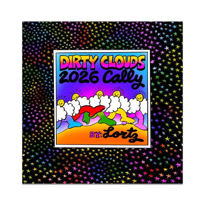 DIRTY CLOUDS 2026 RISO PRINTED 12 MONTH CALLY!!!!