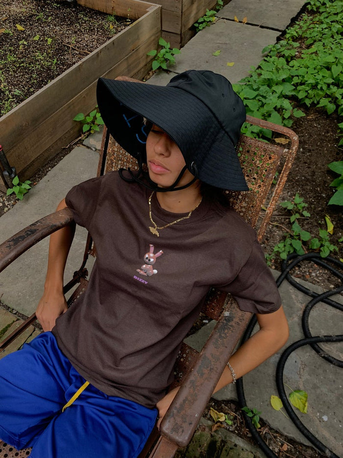 Dizzy Mag Dark chocolate brown t-shirt