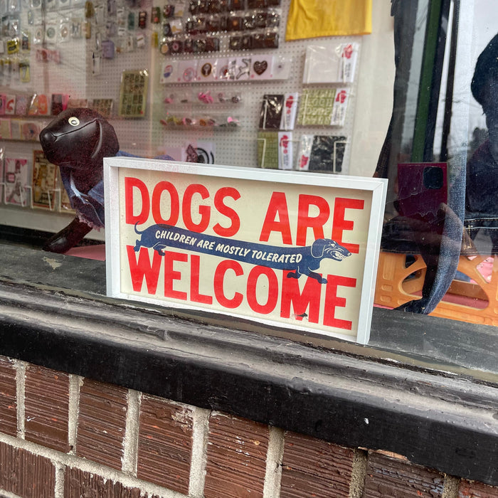DOGS ARE WELCOME RISO PRINT