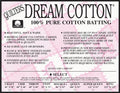 Dream Cotton Batting in Natural | Select Loft