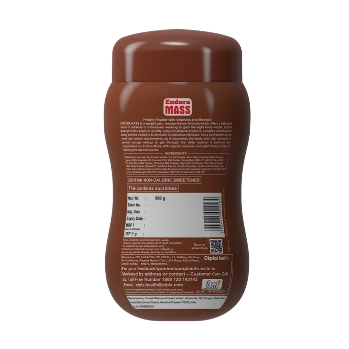 Endura Mass Chocolate - 500g