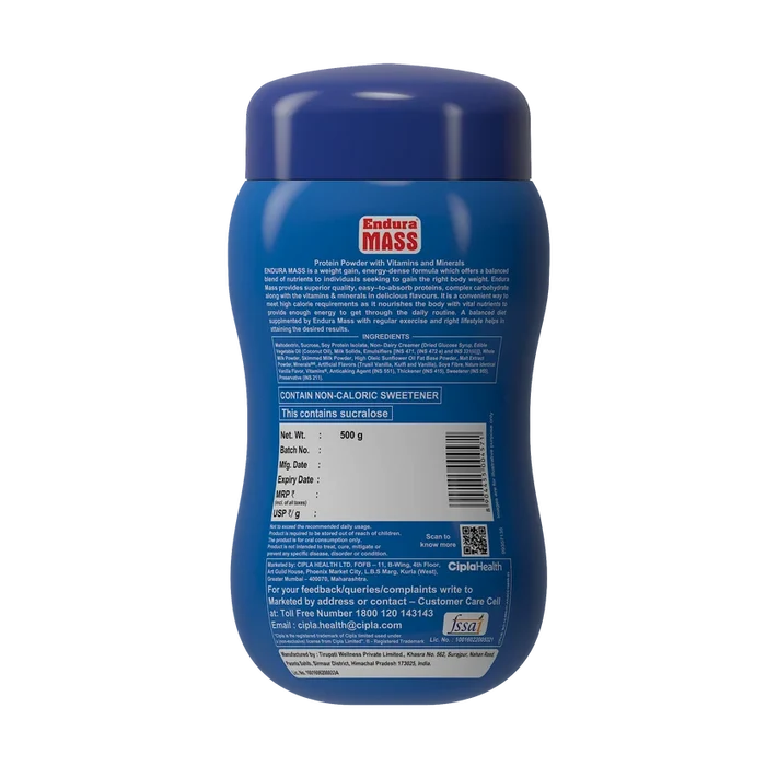 Endura Mass Vanilla - 500g