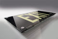 Exit Sign, Photoluminescent - Black Acrylic - Glowing Legend