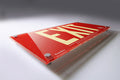 Exit Sign, Photoluminescent - Red Acrylic - Glowing Legend