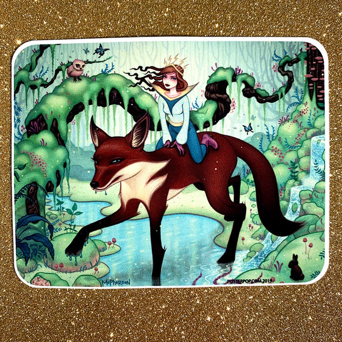 Fox's Respite Sticker