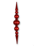 Giant Shatterproof Red Finial