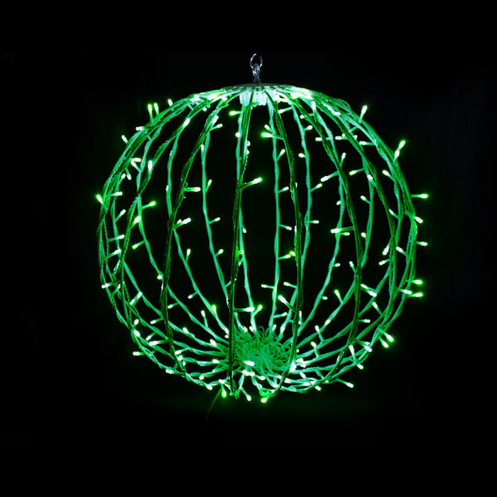 Green 20" Sphere with 200 LEDS