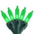Green Incandescent Mini Lights 50 Count