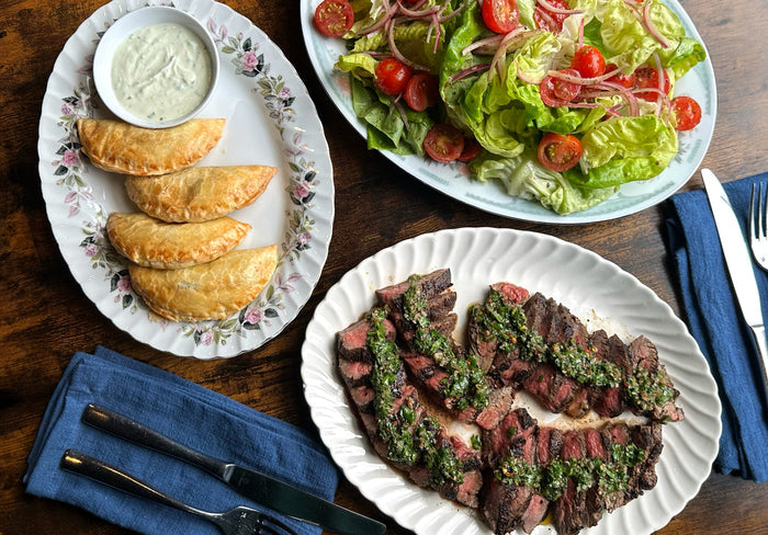 Grilled Flank Steak & Chimichurri | Serves 2