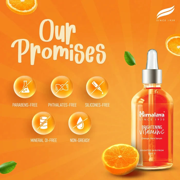 Himalaya Brightening Vitamin C Orange Face Serum-30ML