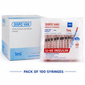 HMD Dispovan Disposable Syringe 1ml 31G 40U UNIT PACK