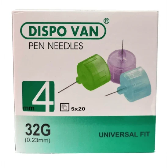 HMD Dispovan Pen Needles 32G(4mm)-Box of 100