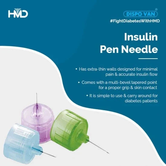 HMD Dispovan Pen Needles 32G(4mm)-Box of 100