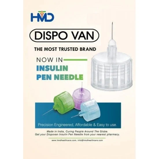 HMD Dispovan Pen Needles 32G(4mm)-Box of 100