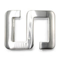 Silver Inverted S Plate belt buckle 40mm - Elliot Rhodes
