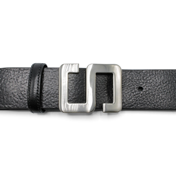 Silver Inverted S Plate belt buckle 40mm - Elliot Rhodes