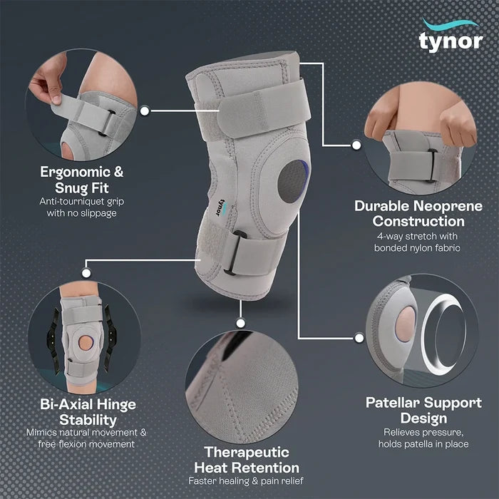 Knee Support Hinged (Neoprene) Tynor