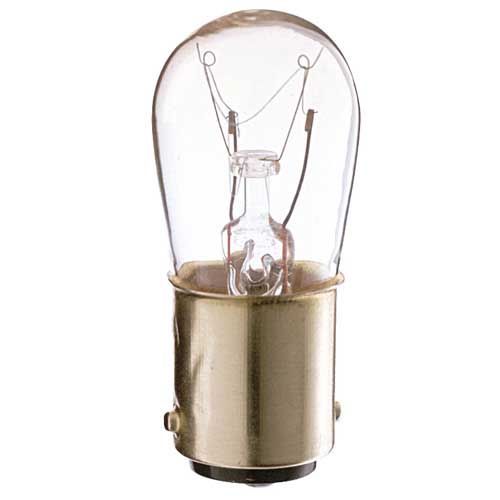 Lamp S6 Type 130 volt 6 watt Double Contact Bayonet Base - 3 Bulb Pack