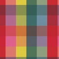 Fabric with a grid of various colors