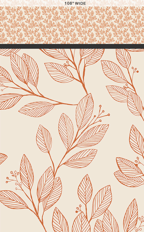 Laurel Sienna | 108" Wide Back