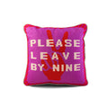 Leave by Nine Needlepoint Pillow - 11" x 11"