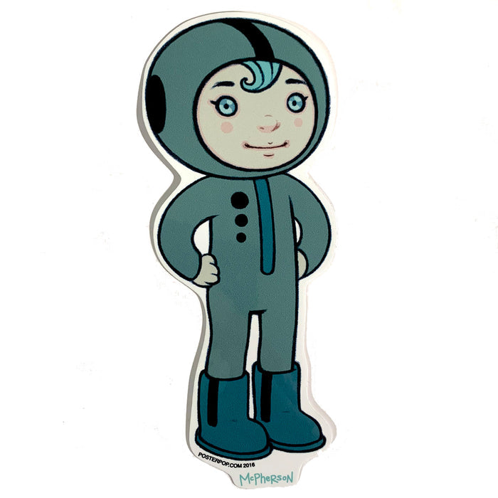 Lucious Ready For Space Sticker