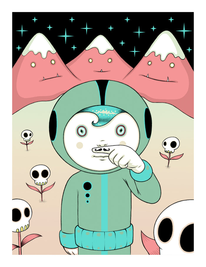 Lucius’ First Mustache Finger : Small