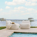 Luft Outdoor Patio Chairs #color_sunlit-ivory-outdoor-performance-linen