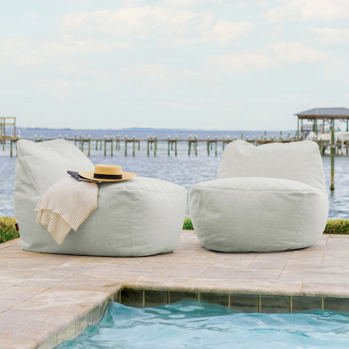 Sunday Gray Outdoor Performance Linen